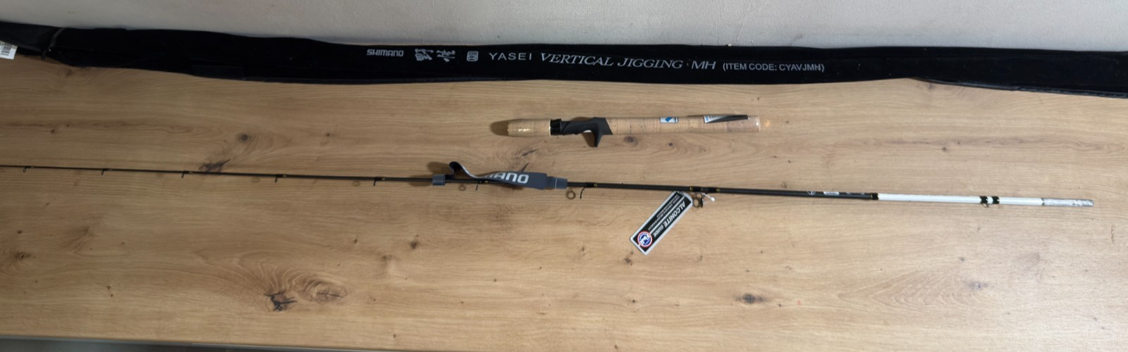 Shimano Yasei vertical Jigging MH Rute 185cm 728g Baitcast Spinnrute0