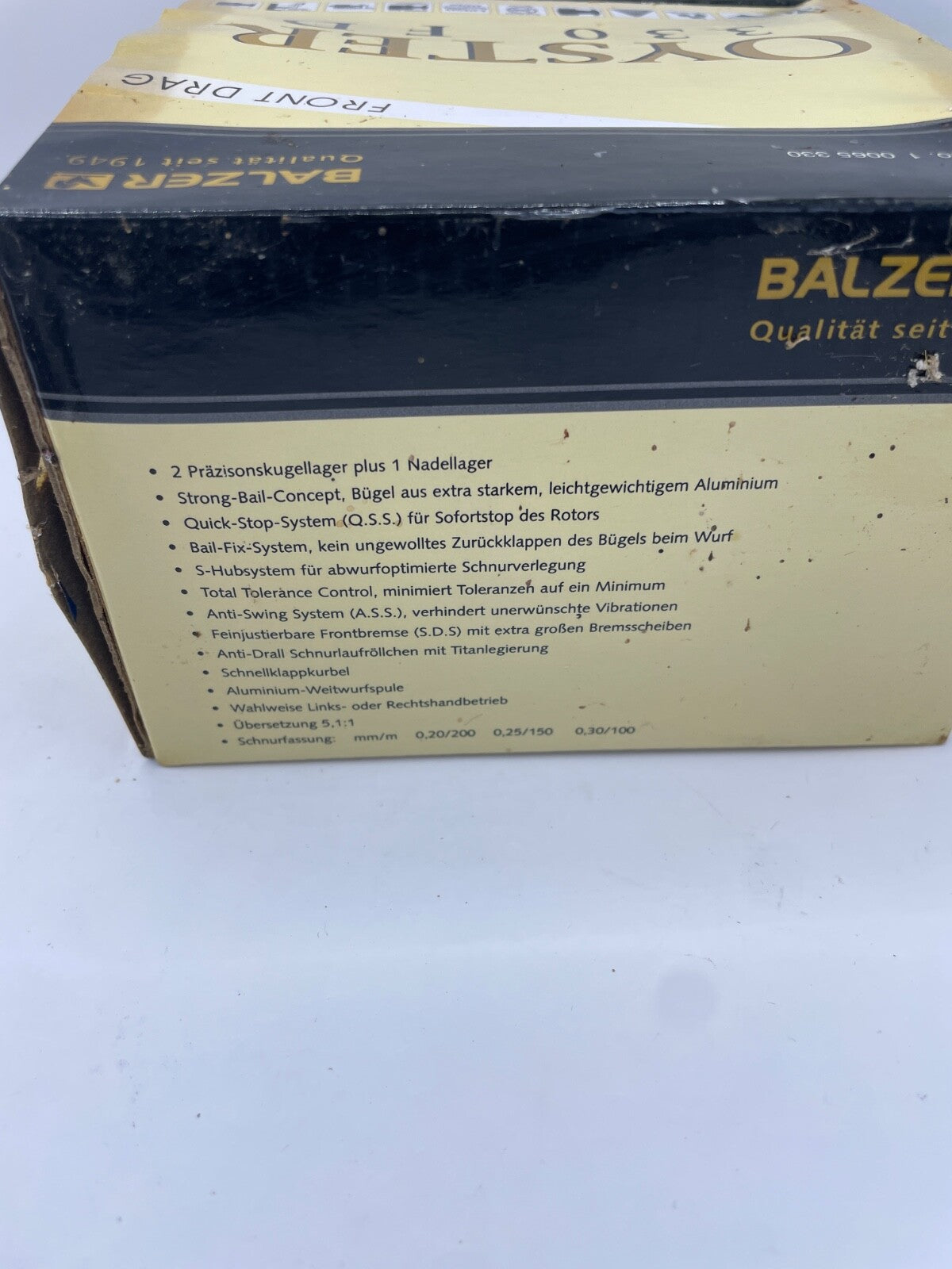 Balzer Oyster 330 FD Rolle2