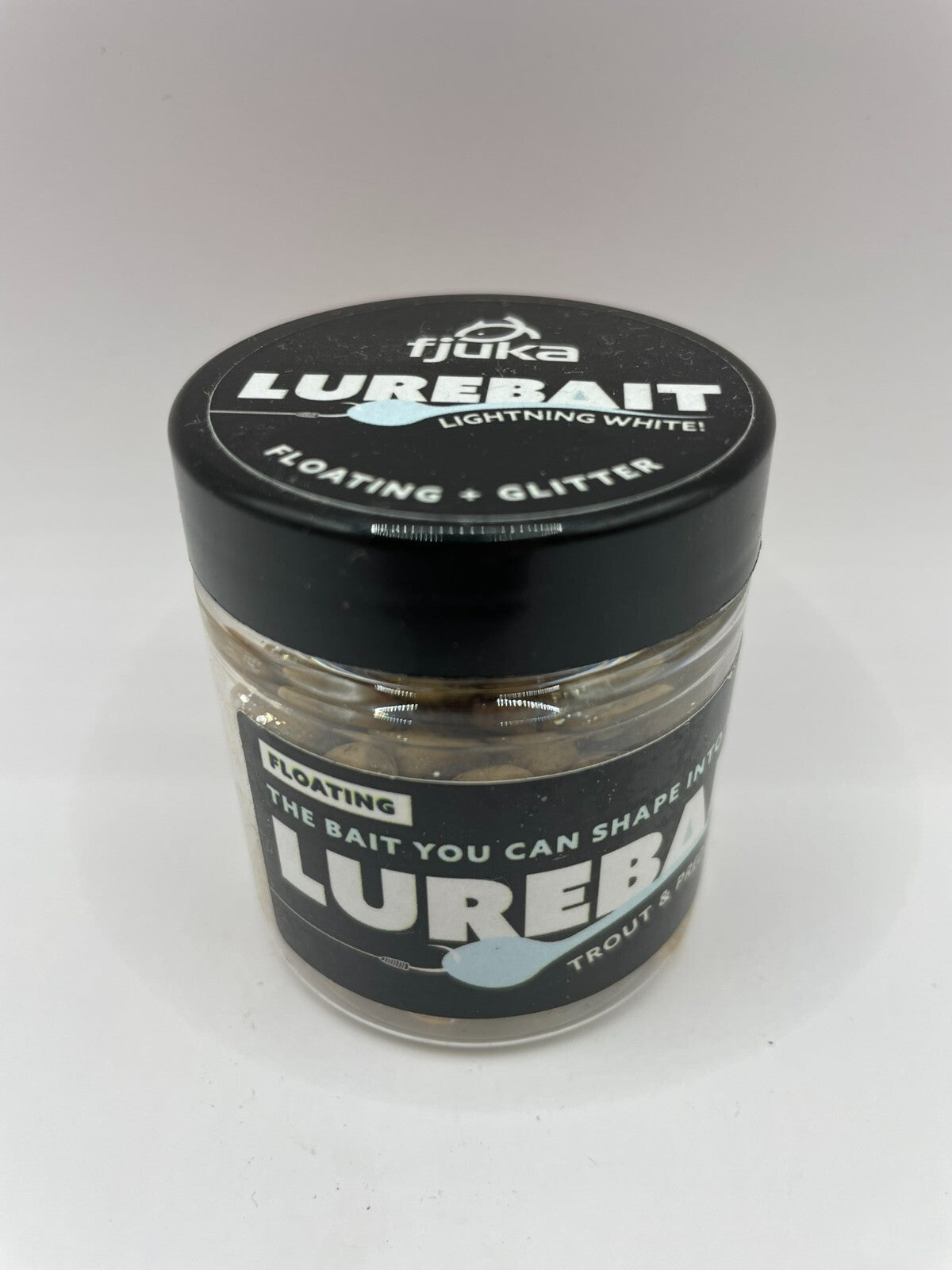 Fjuka Rurebait Lightning White Floating + Glitter0