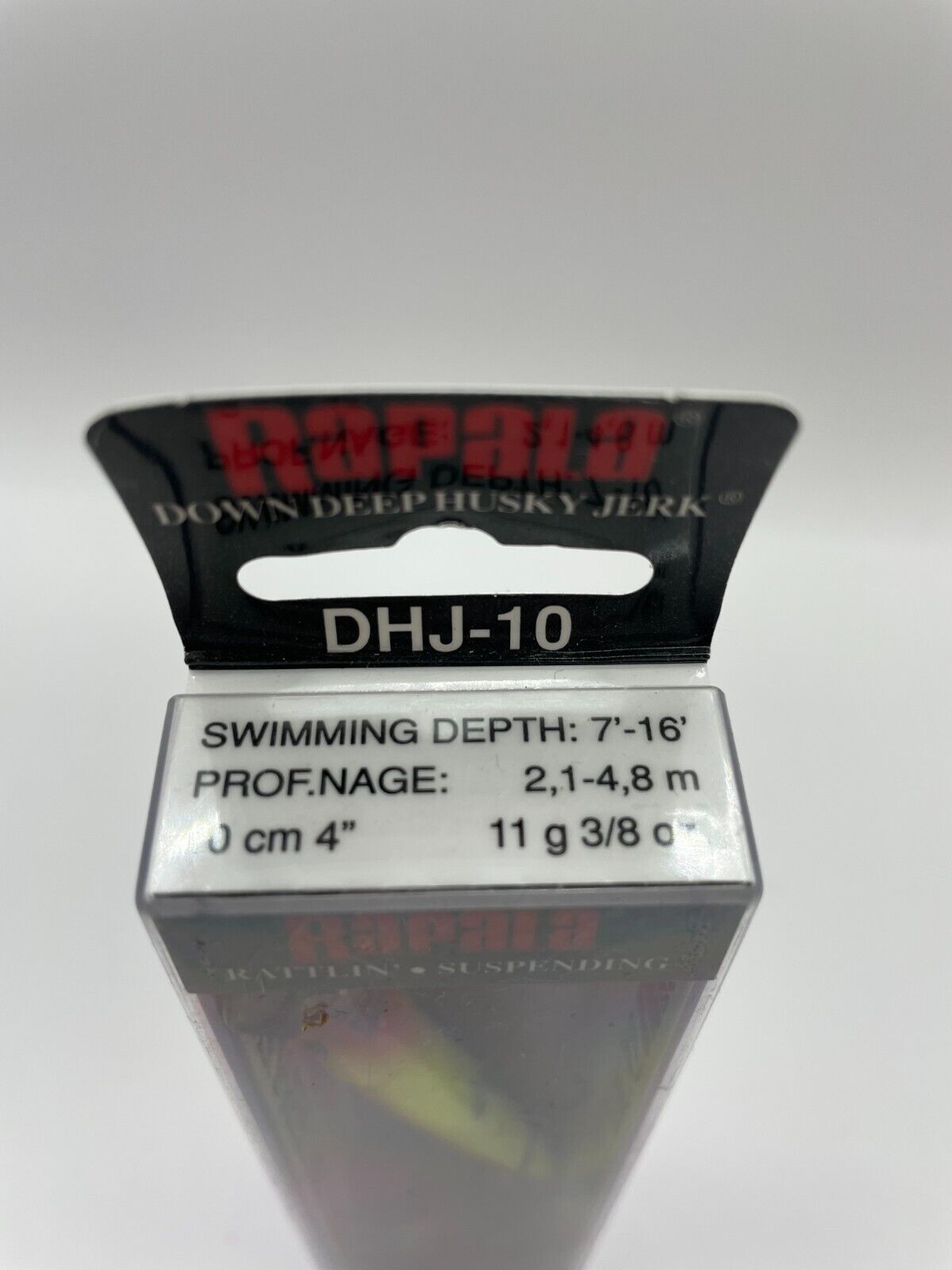 Rapala Down Deep Huskyjerk DHJ-10 Hot Tiger Wobbler Spinnfischen Angelzubehör