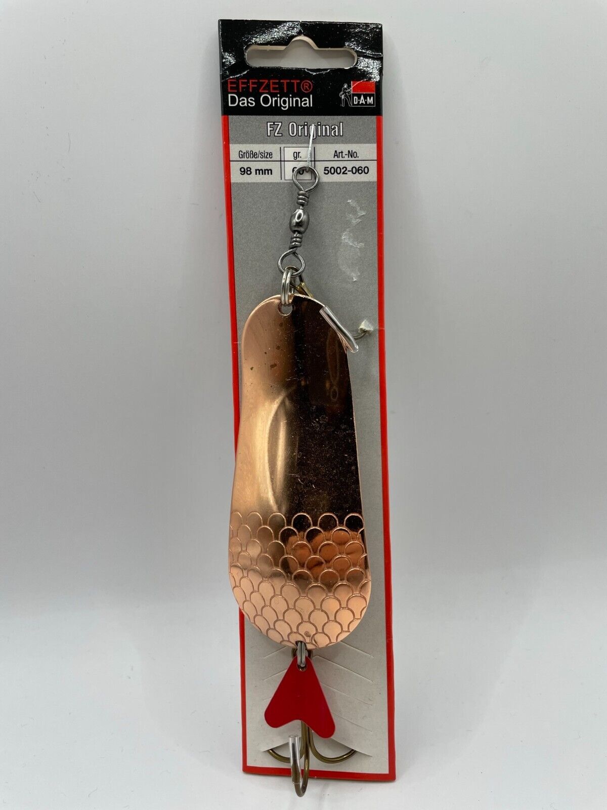 DAM Effzett Fz Original Spoon 60g Messing Blinker 9,8cm