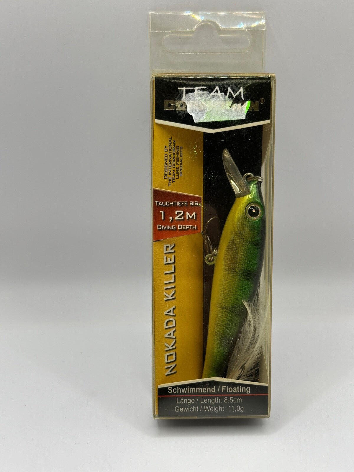 Team Cormoran Nokada Killer / 8,5cm 11,0g Floating , Wobbler0