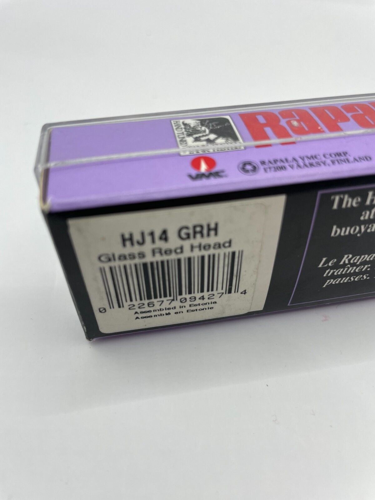 Rapala Down Deep Huskyjerk HJ-14 Glass Red Head Wobbler Angelzubehör