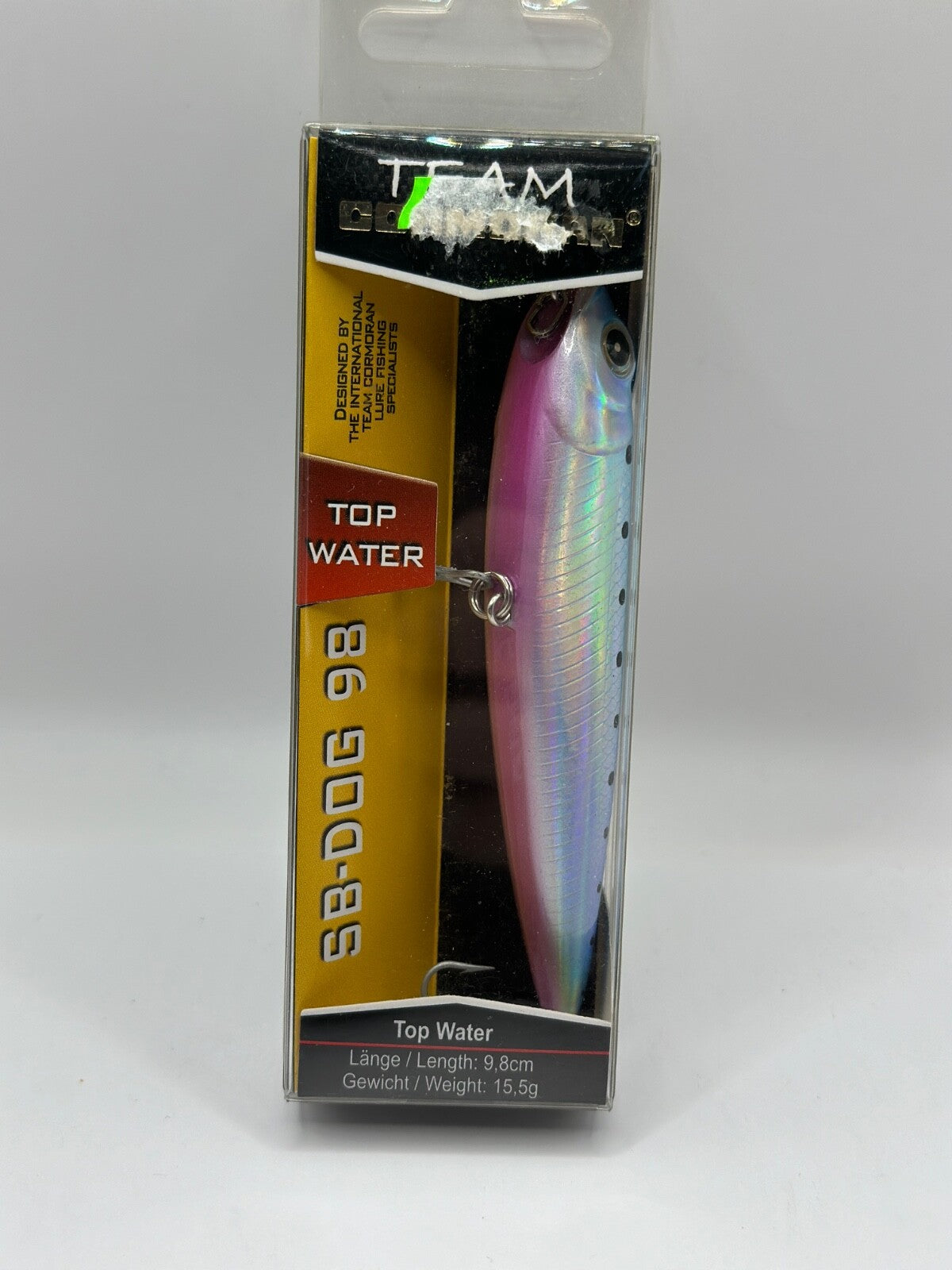 Team Cormoran SBDog 98 / 9,8cm 15,5g Top Water, Wobbler0