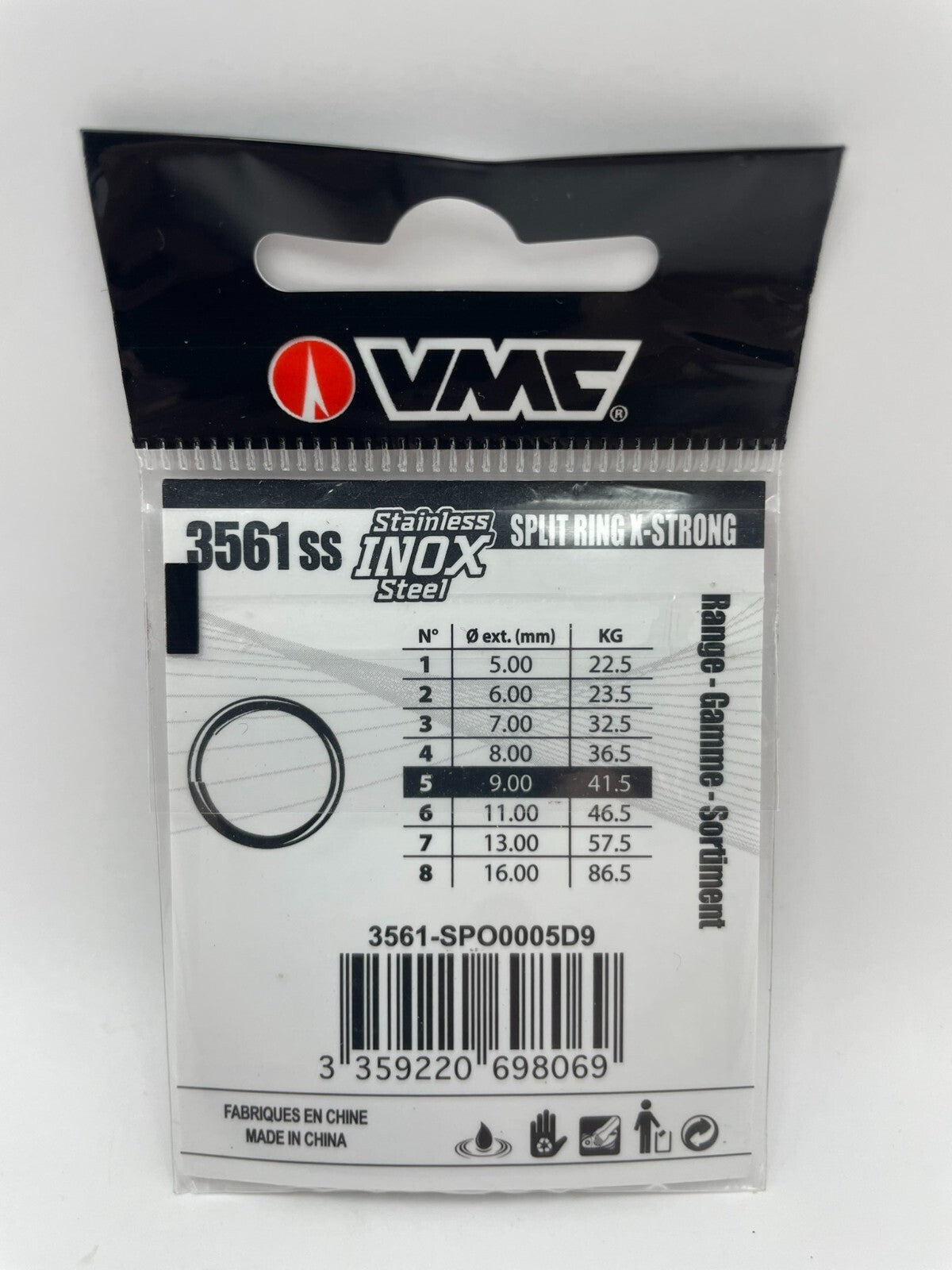 VMC Splitring Stainless Inox Steel Xstrong 41.5 KG1