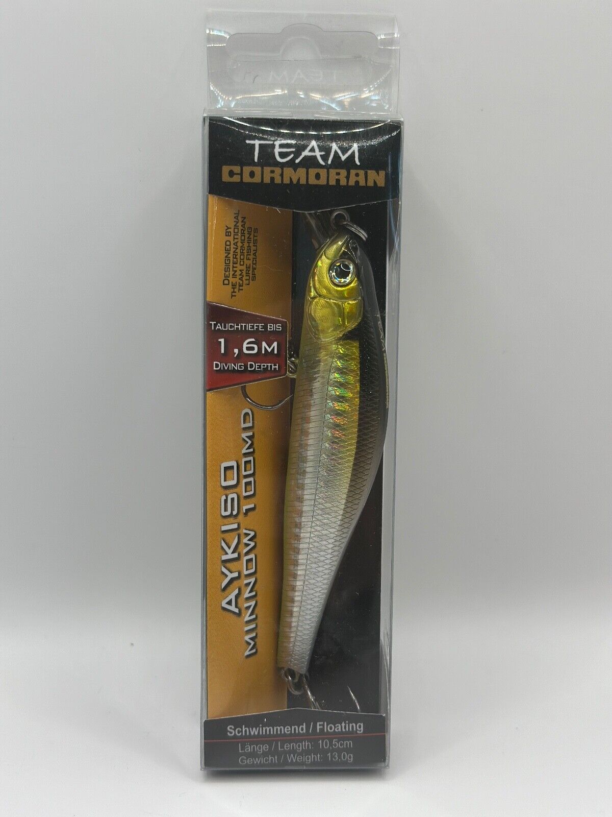 Team Cormoran Aikido Minnow 100MD / 10,5cm 13.0g Floating , Wobbler
