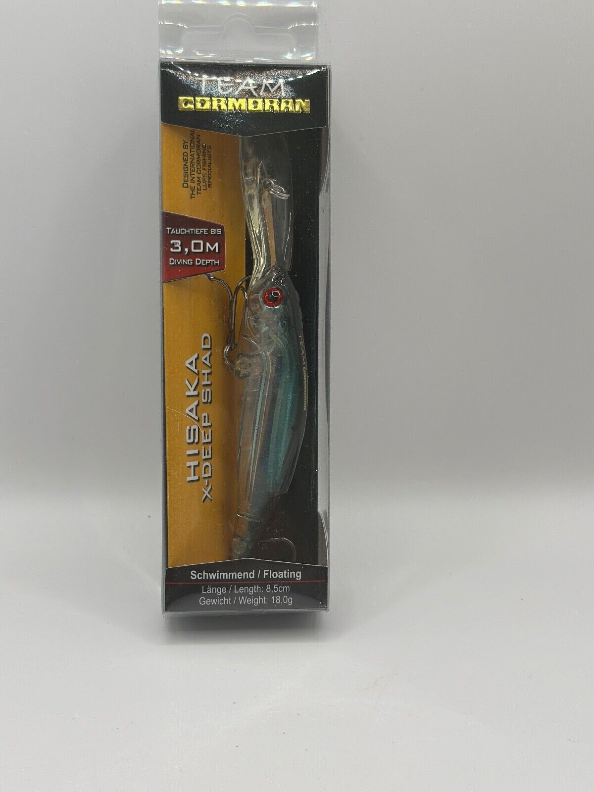 Team Cormoran Hisaka X-Deep Shad / 8,5cm 18,0g Floating , Wobbler
