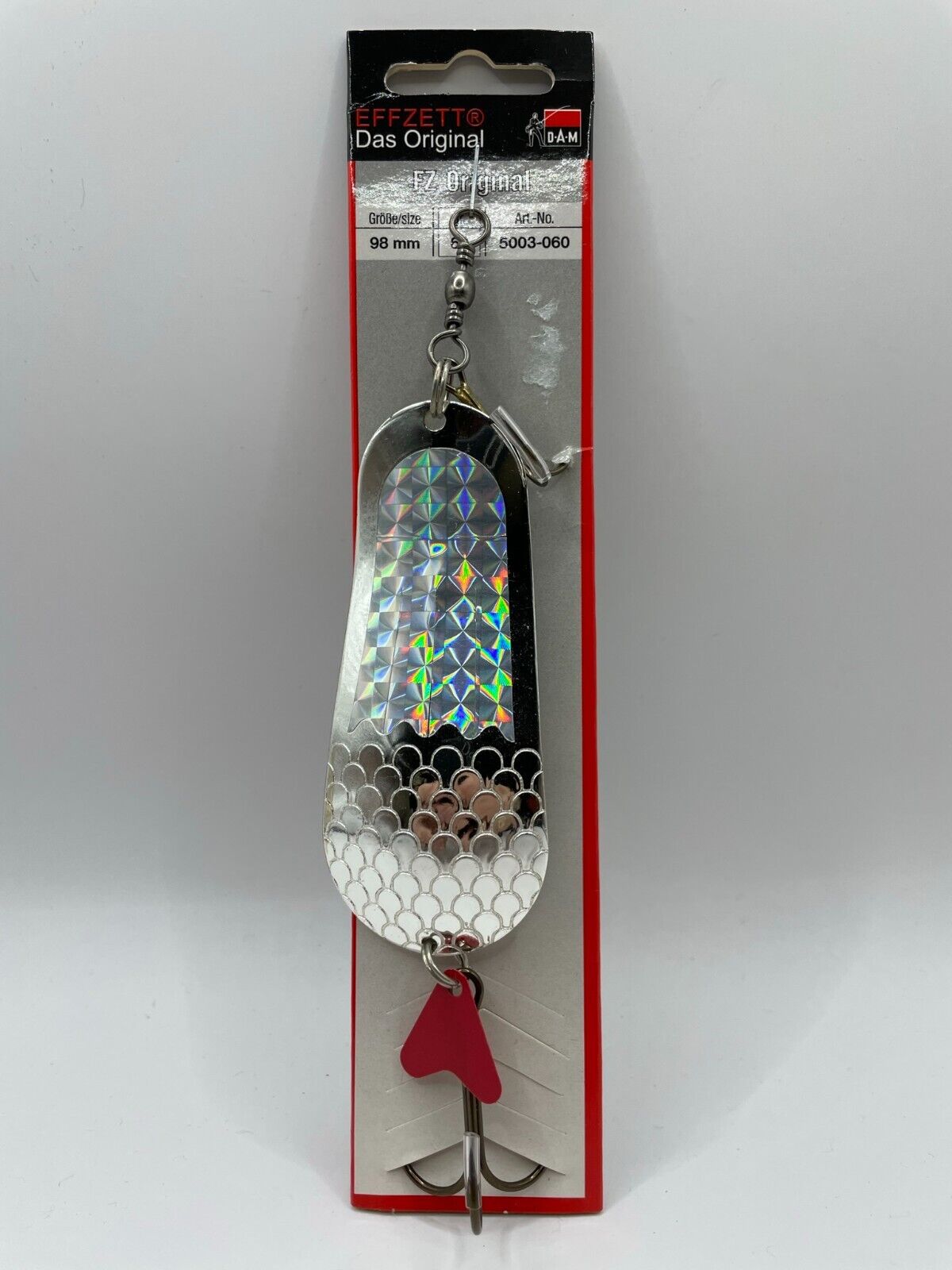 DAM Effzett Fz Original Spoon 60g Silber Blinker 9,8cm