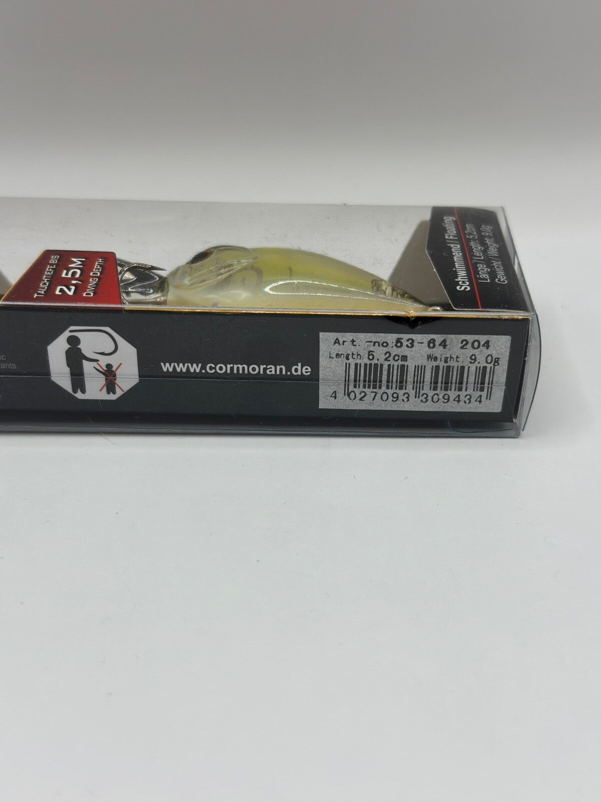 Team Cormoran Bone Crank 52MR/ 5,2cm 9,0g Floating, Wobbler1