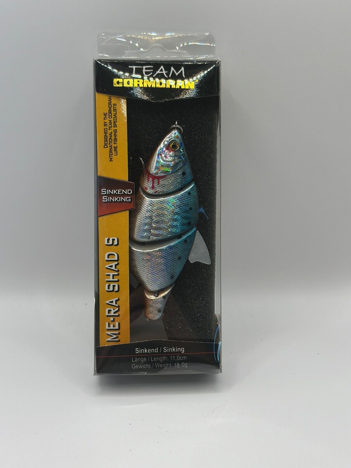 Team Cormoran ME-RA Shad S / 11,0cm 18,0g Sinking , Wobbler