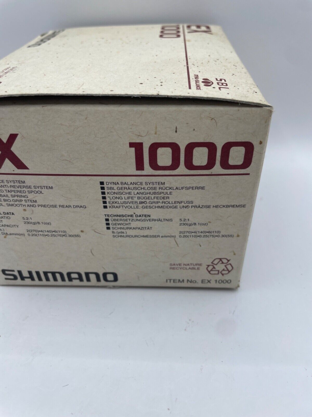 Shimano EX 1000 Rolle, Angelrolle