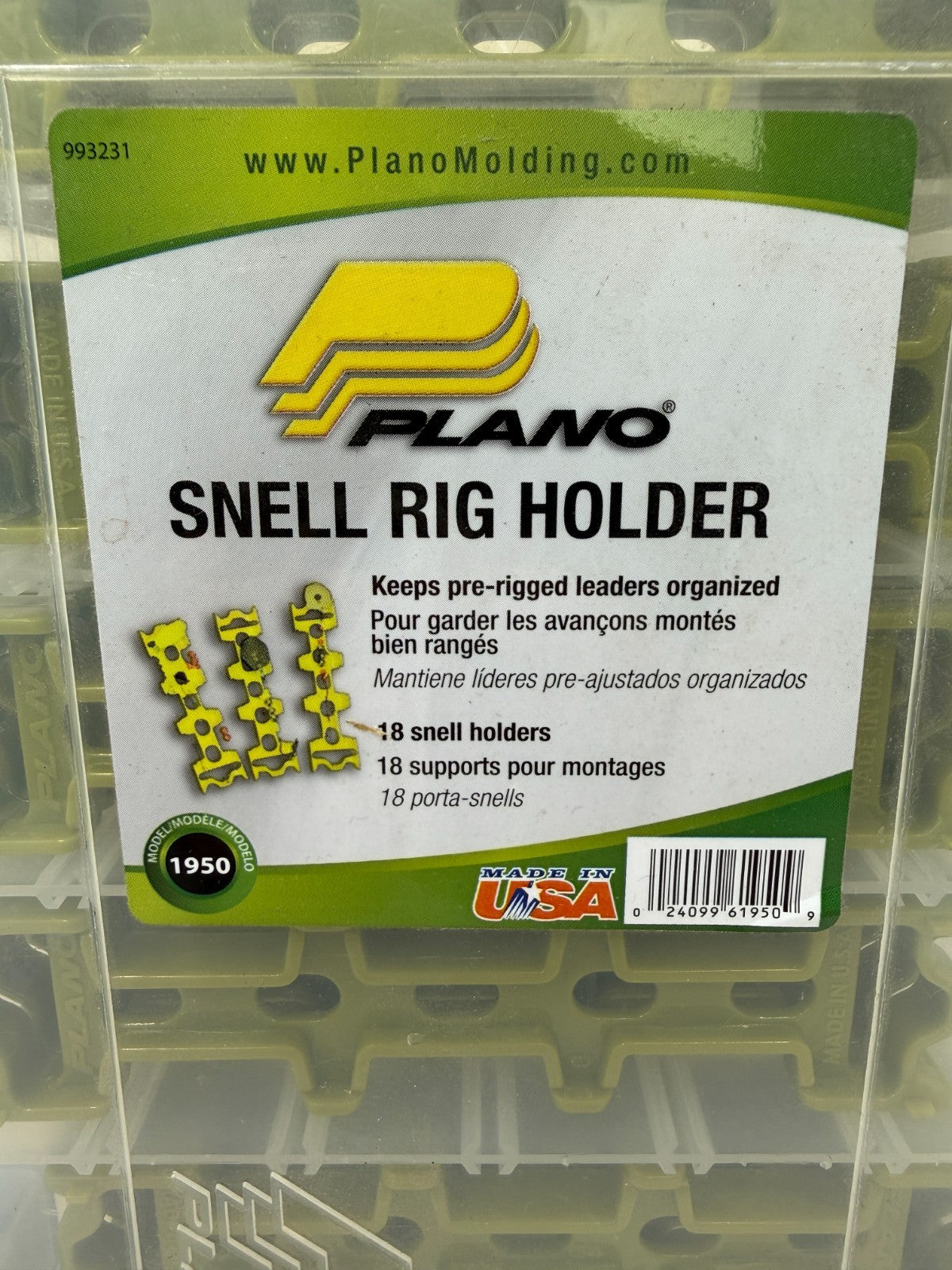 Plano Tacklebox Snell Rig Holder 18 Pcs2
