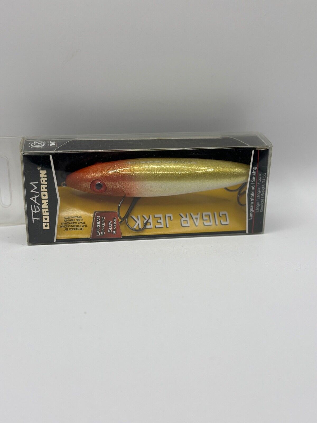 Team Cormoran CIGAR Jerk / 11,5cm 24,0g Slow Sinking , Wobbler