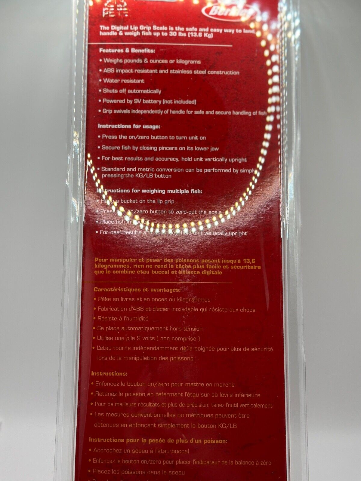 Berkley Fischgreifer Drehbar mit Waage , Angelzubehör