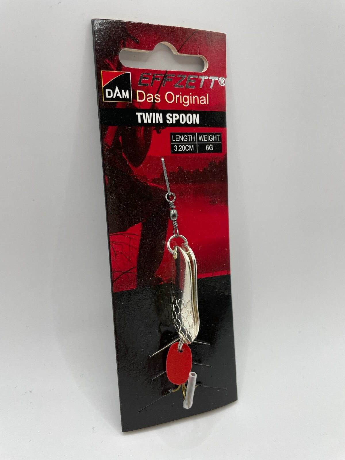DAM Effzett Twin Spoon Doppelblinker 6g Silber / Silber Blinker2