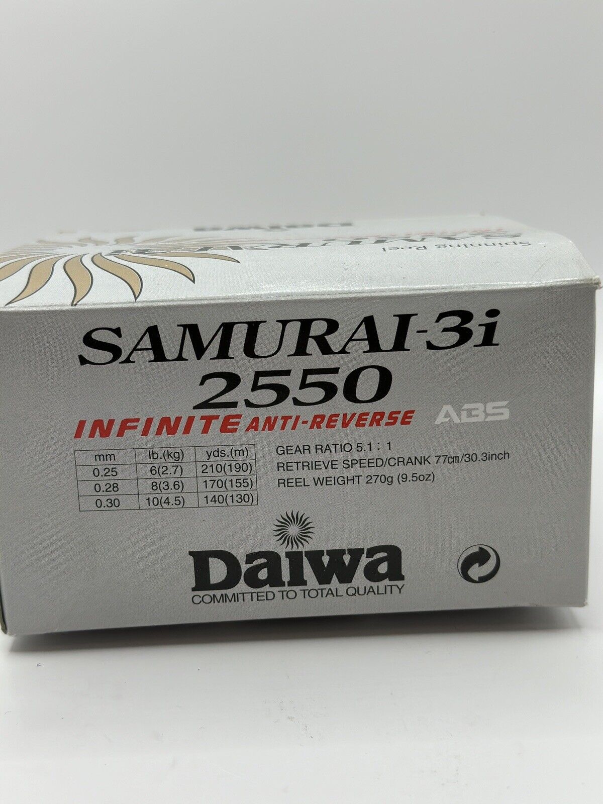 Daiwa Samurai 3-i 2550 Rolle Angelzubehör