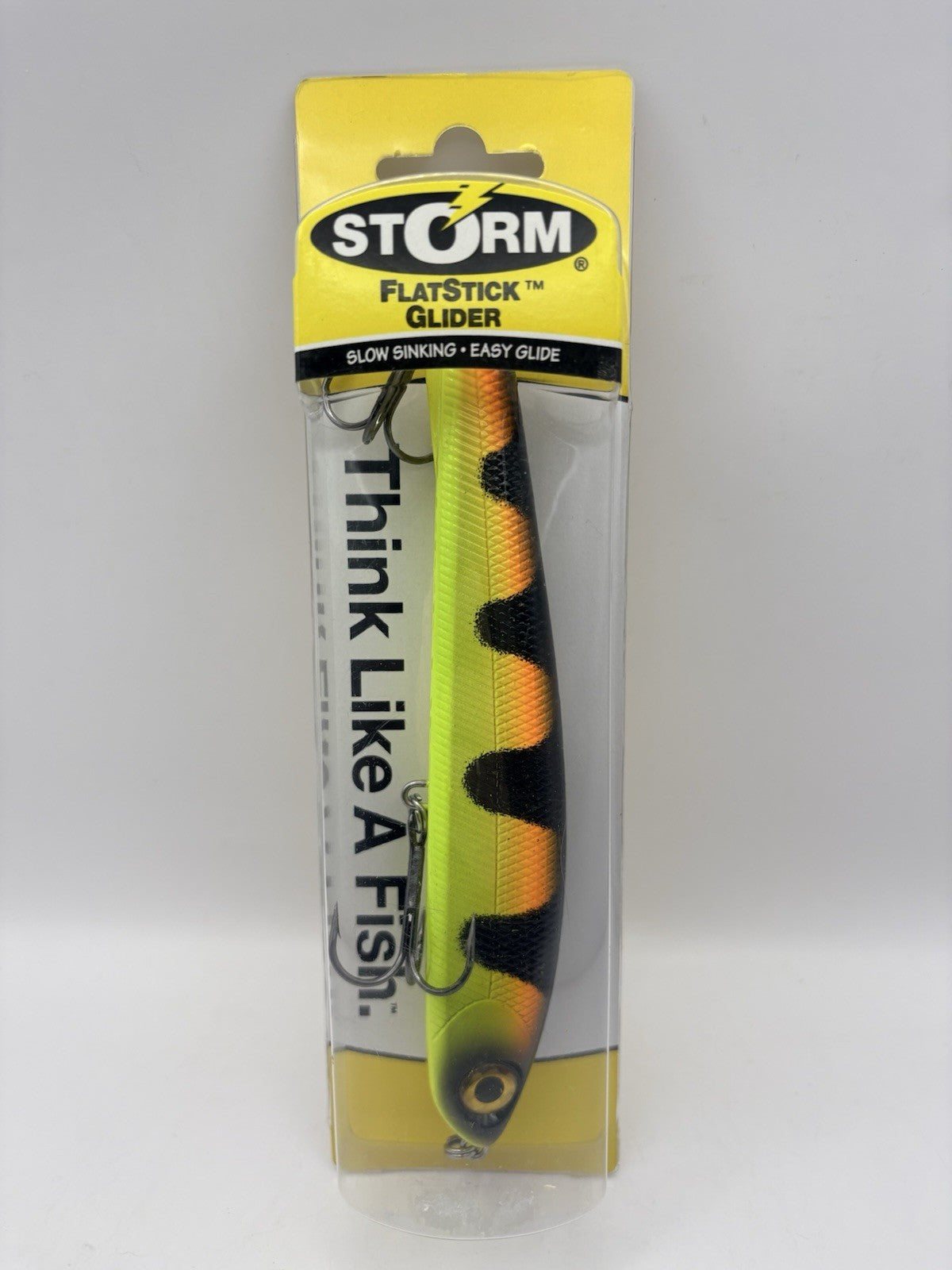 Storm Flat Stick Glider 16cm Orange Tiger Wobbler0