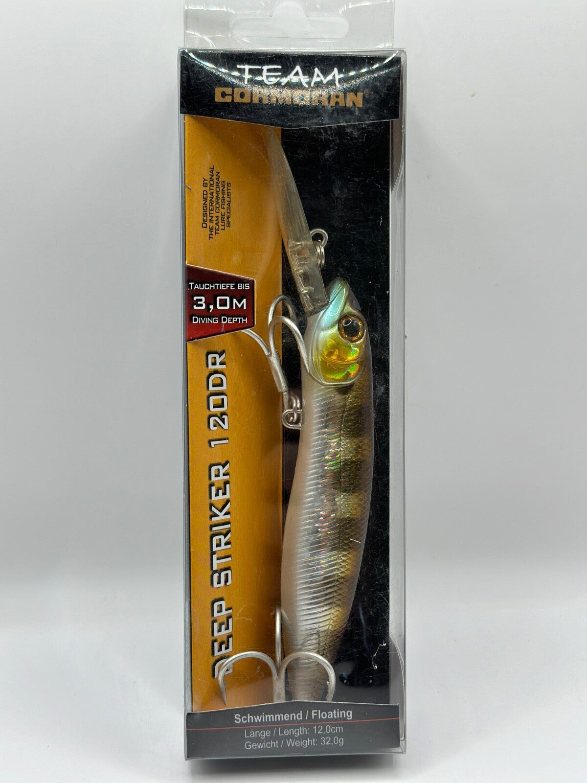Team Cormoran Deep Striker 120DR / 12,0cm 32,0g Floating , Wobbler0
