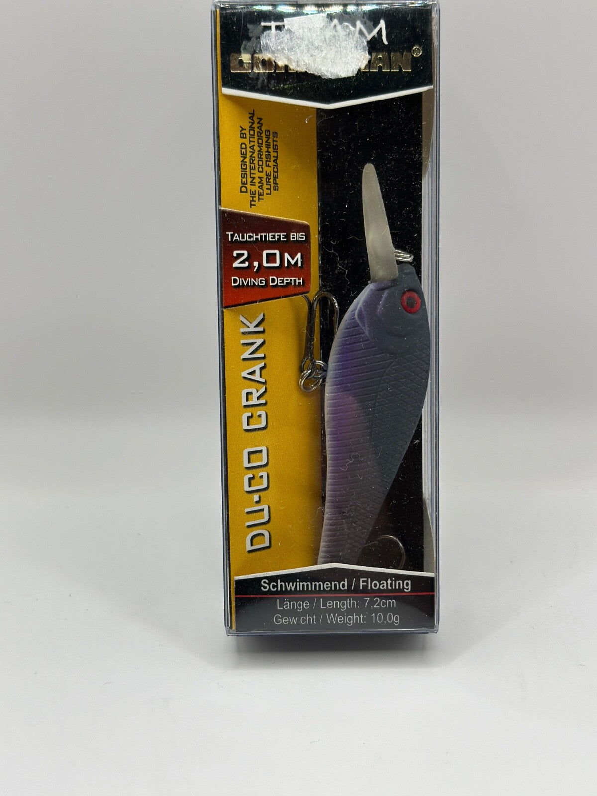Team Cormoran DUCO Crank / 7,2cm 10,0g Floating , Wobbler0