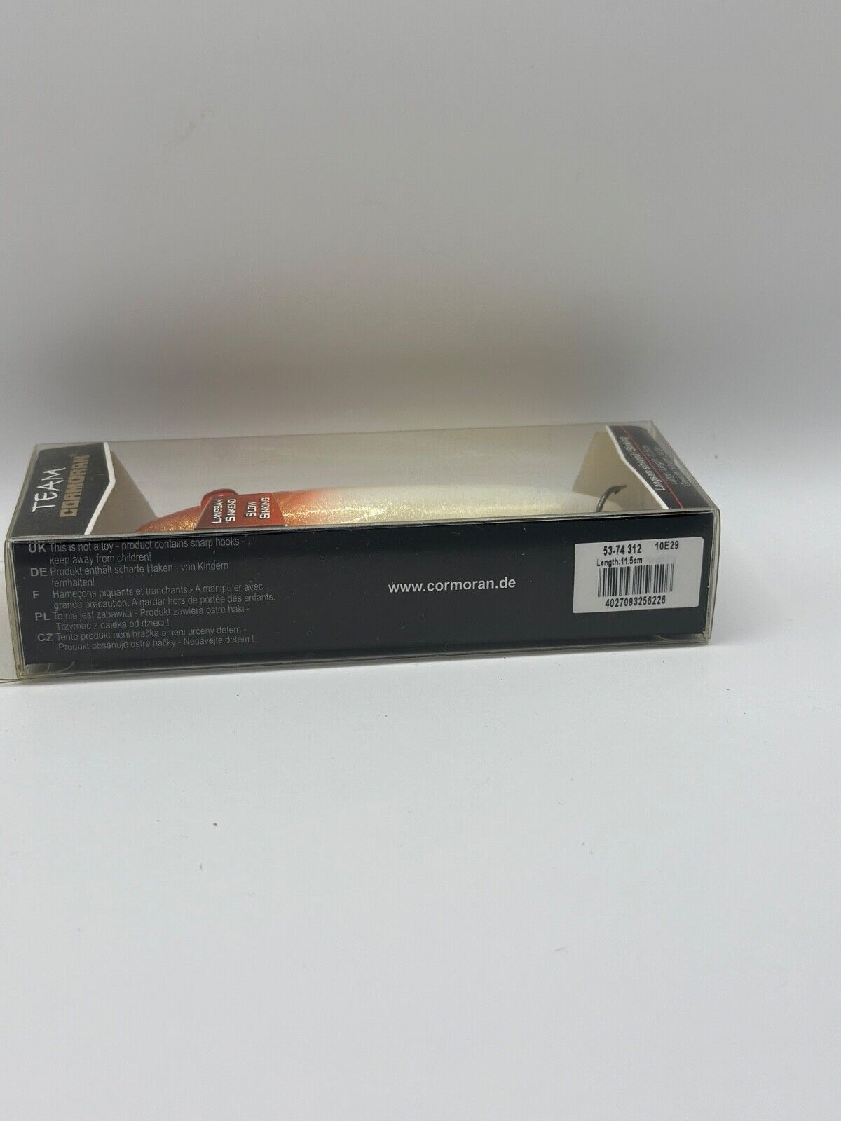 Team Cormoran CIGAR Jerk / 11,5cm 24,0g Slow Sinking , Wobbler