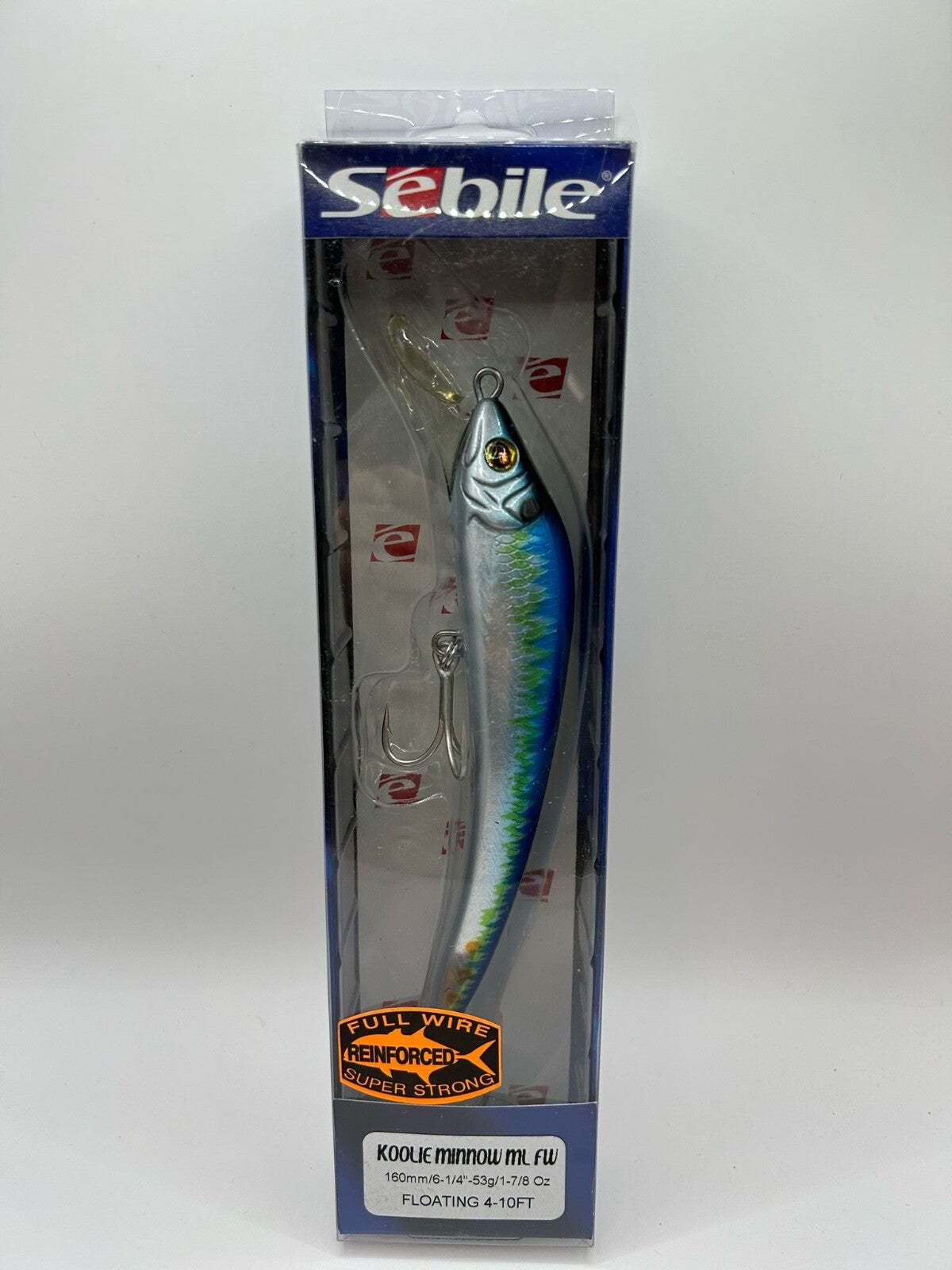 Sebile Koolie Minnow ML FW 160mm 53g Floating 410FT, Wobbler, Angelzubehör0