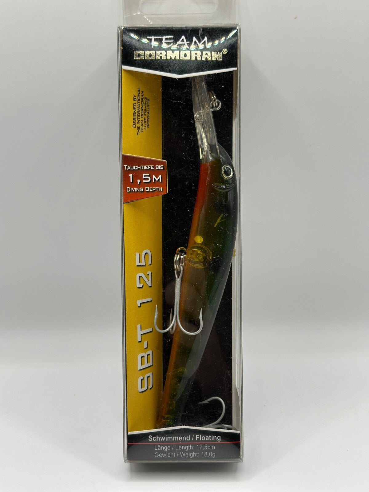 Team Cormoran SBT 125 / 12,5cm 18,0g Floating , Wobbler0