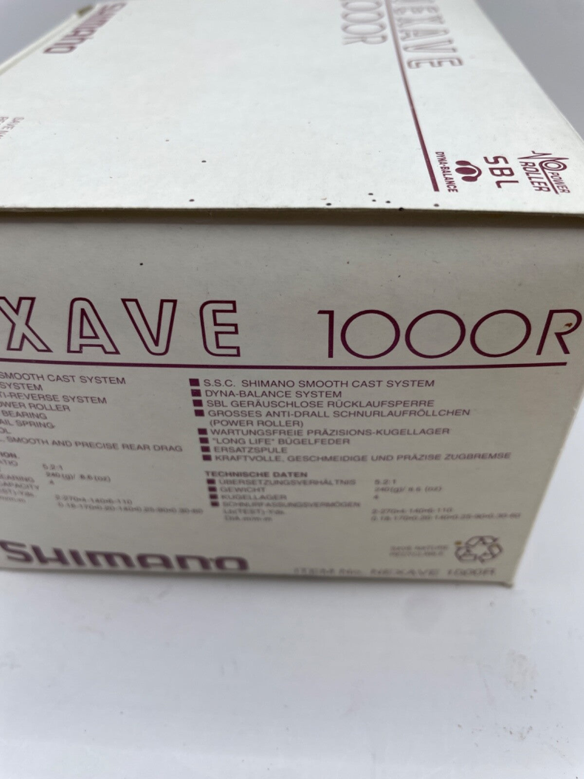 Shimano Nexave 1000 R Rolle2