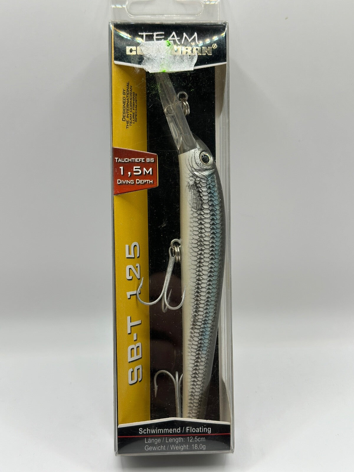 Team Cormoran SBT 125 / 12,5cm 18,0g Floating , Wobbler0