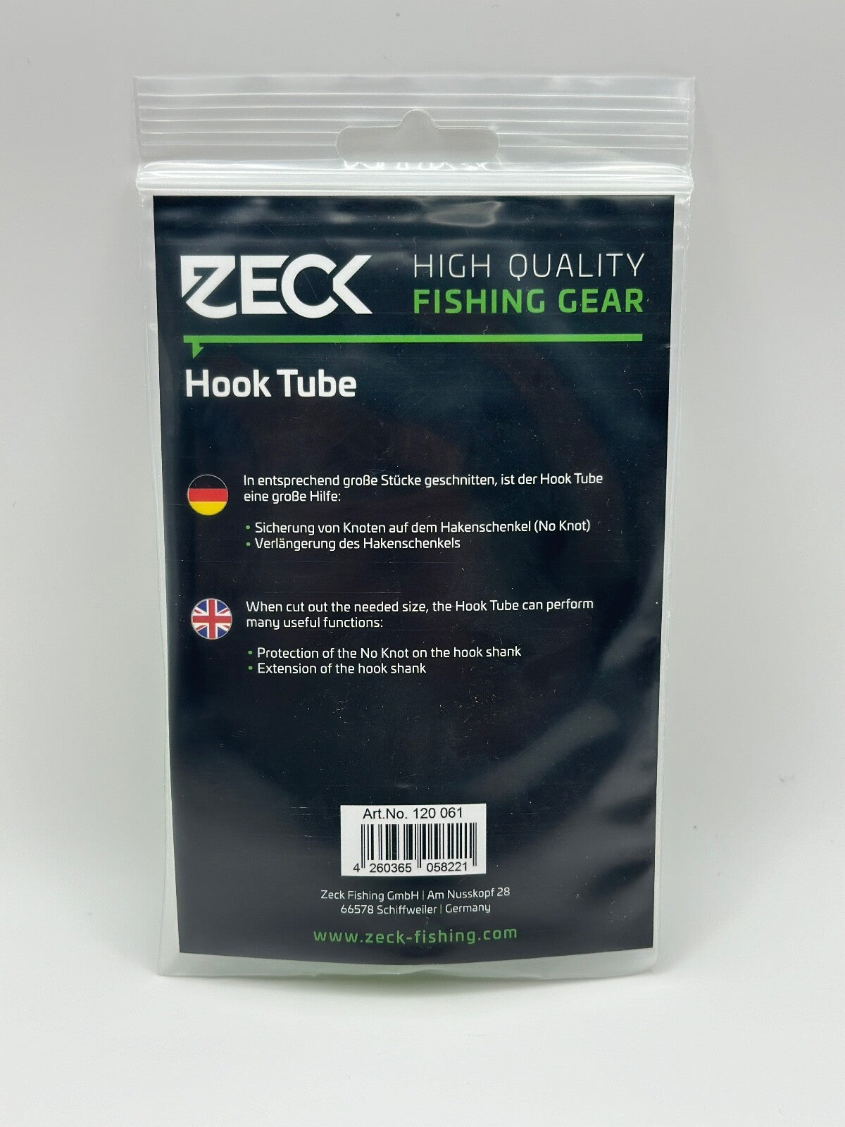 Zeck Hook Tube 50cm Schlauch für Welshaken, Angelzubehör1
