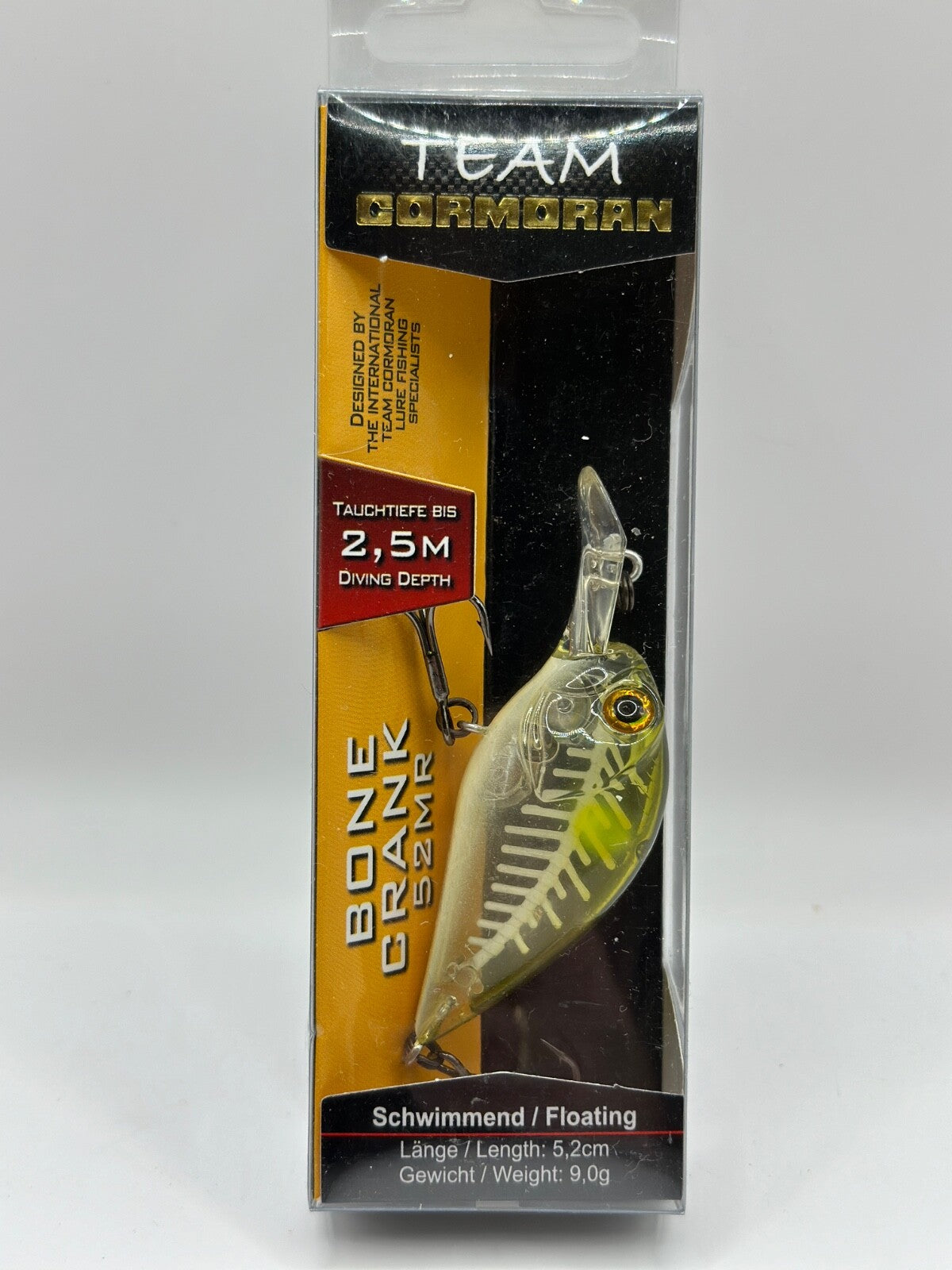 Team Cormoran Bone Crank 52MR/ 5,2cm 9,0g Floating, Wobbler0