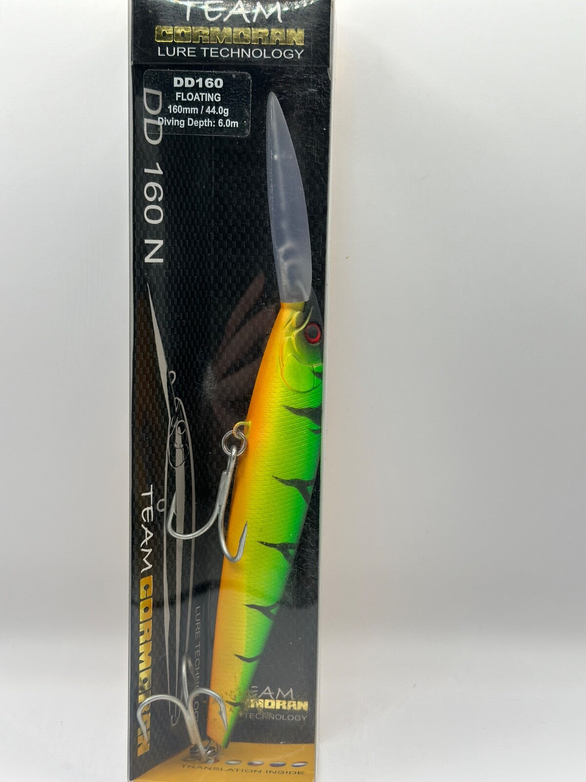 Team Cormoran DD160 N Fire Tiger / 16,0cm 44,0g Floating , Wobbler1