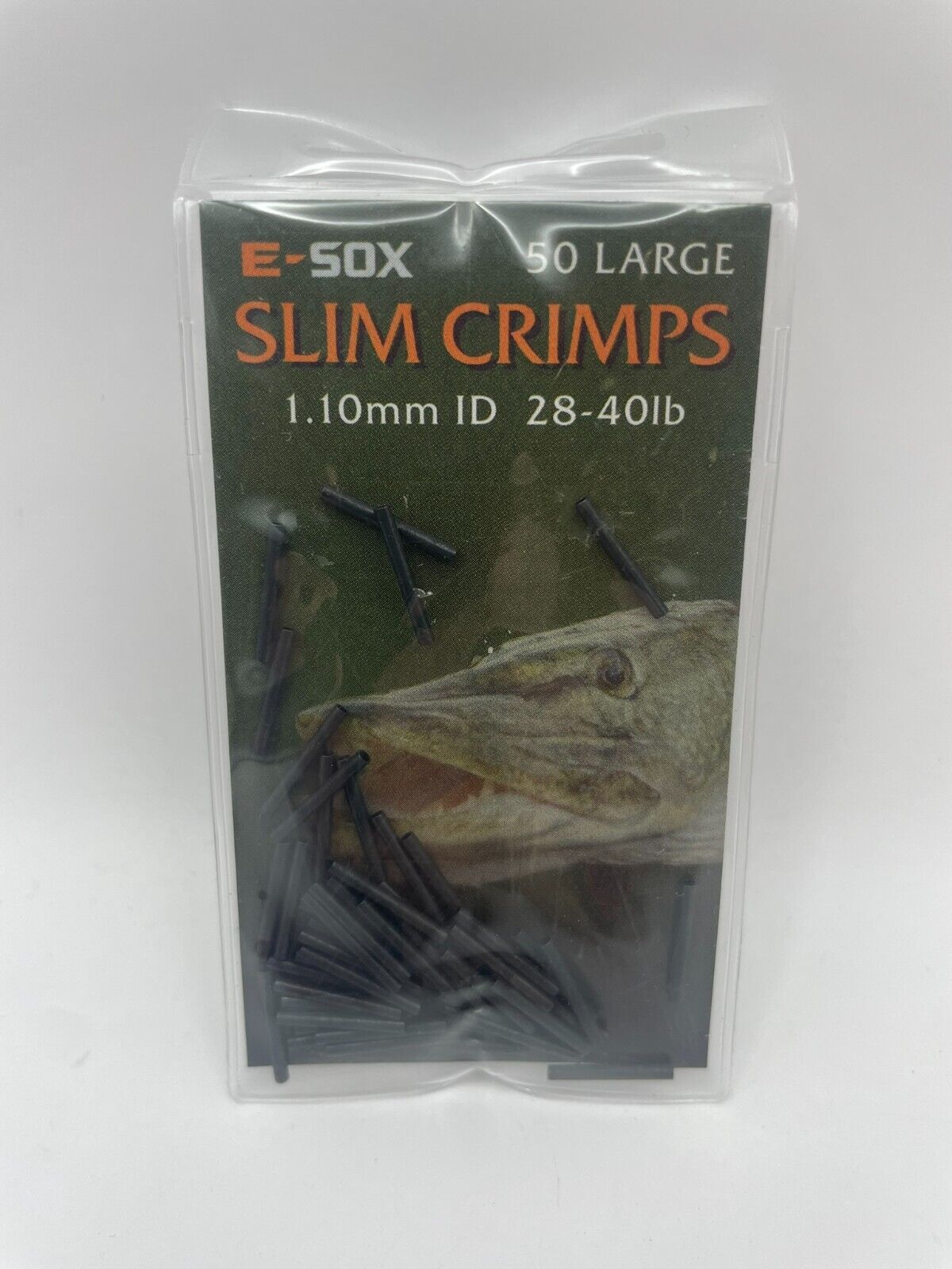 Drennan E-SOX Slim Crimps Quetschhülsen Klemmhülsen 15-40LB 0,75-1,10mm 50Stück