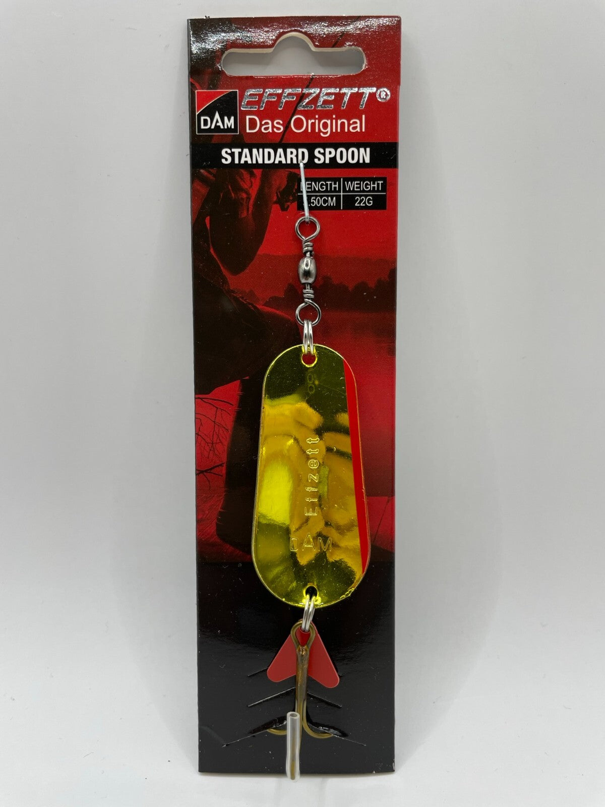 DAM Effzett Standard Spoon 22g Silber / Gold Blinker 5,5cm0