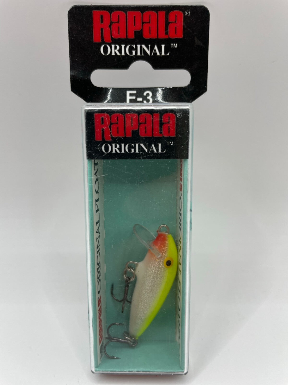 Rapala Original Floating F3 SFC Silver Fl Chartreuse Wobbler0