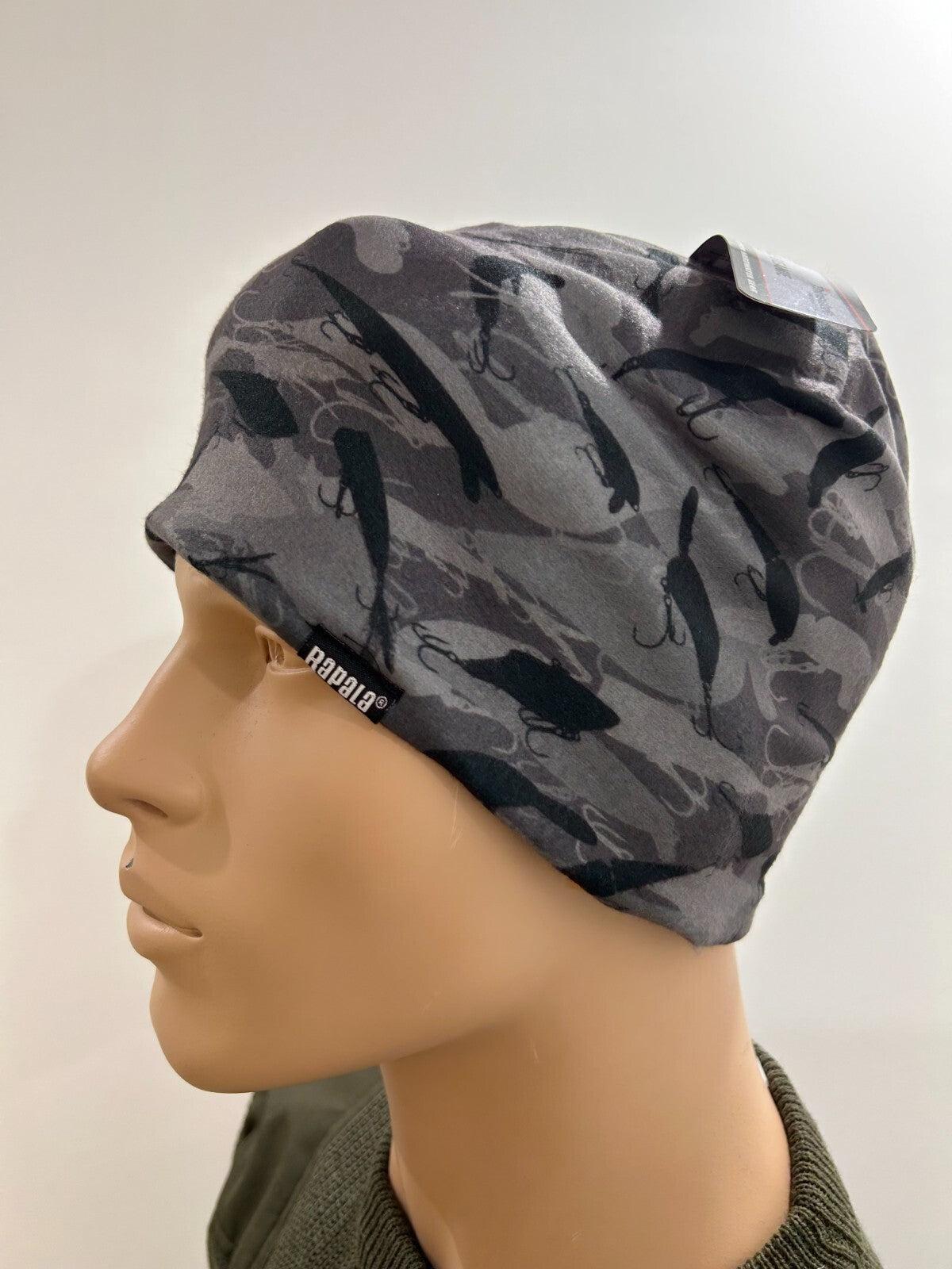 Rapala Reversible Beanie Mütze Grau Wendefunktion0