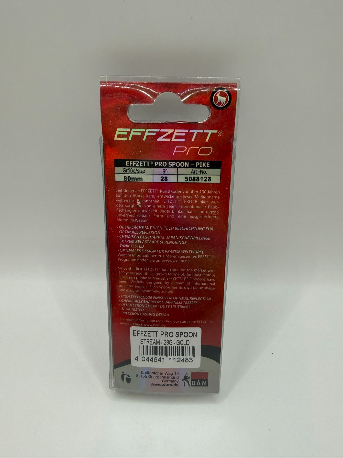 DAM EFFZETT Pro Spoon 80mm Gold 28g1