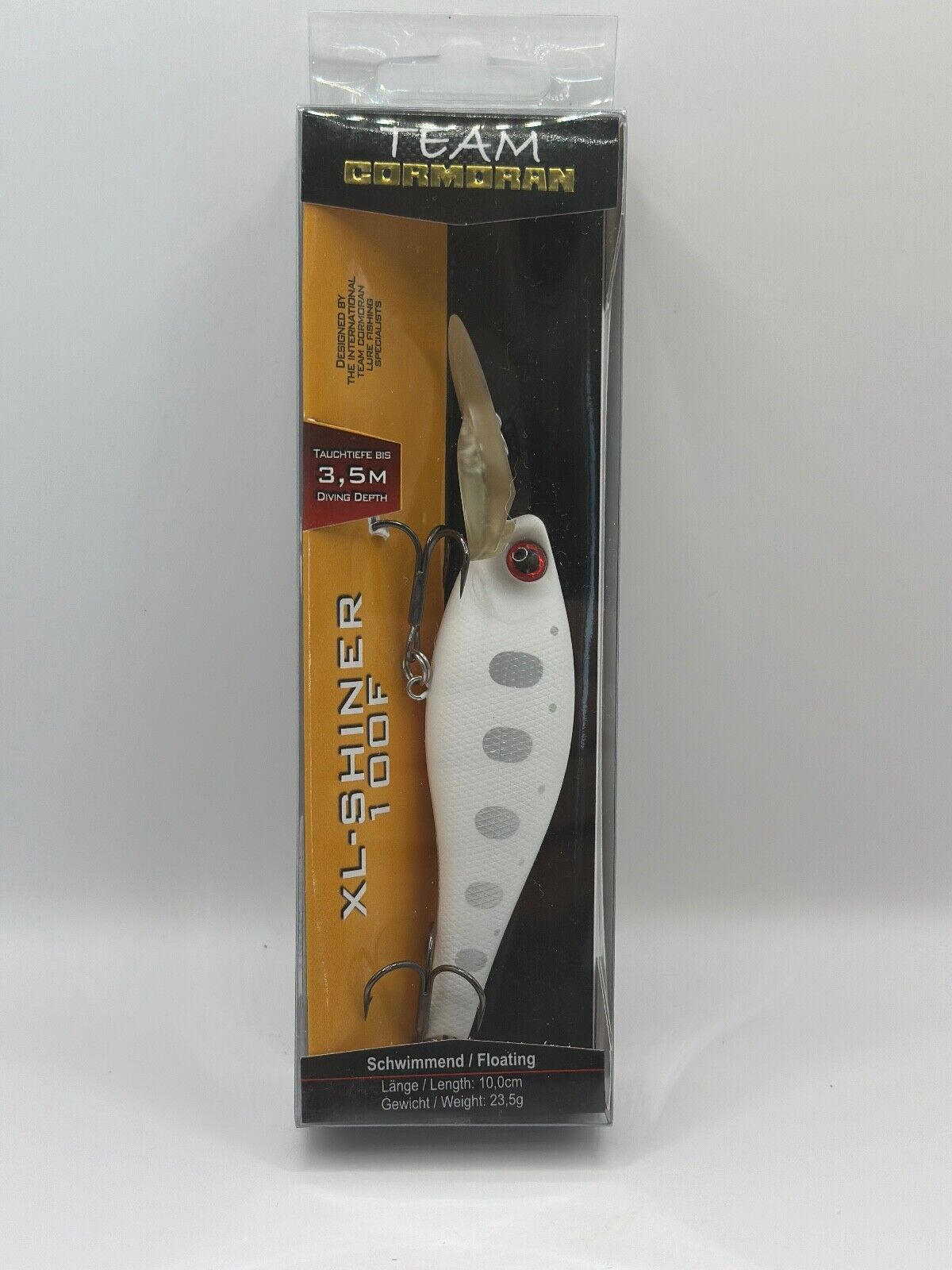 Team Cormoran XL-Shiner 100F / 10,0cm 23,5g Floating , Wobbler