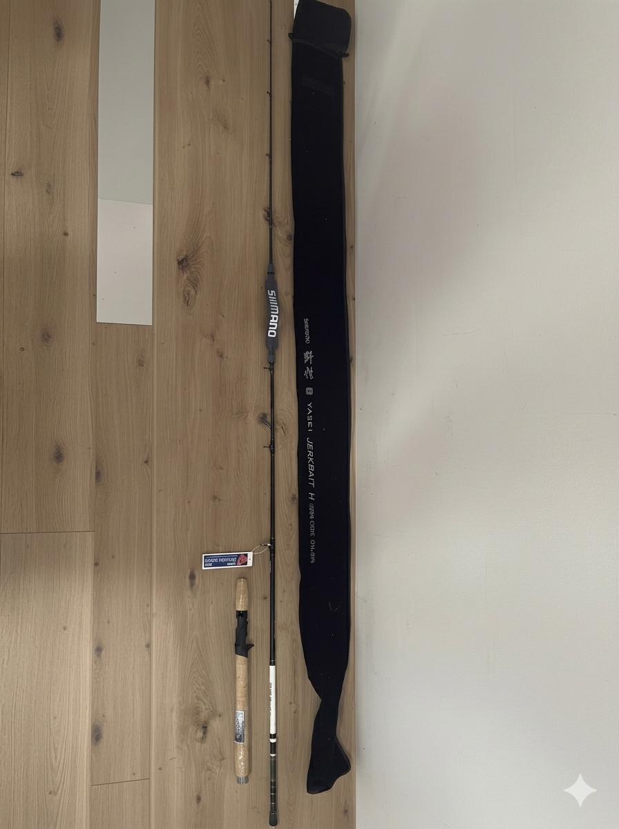 Shimano Yasei Jerkbait H Rute 200cm 30-70g Baitcast Spinnrute