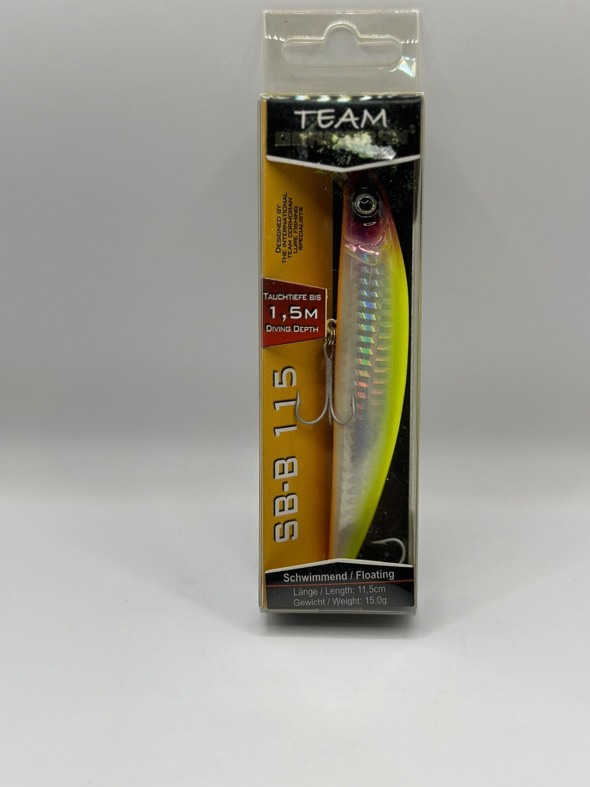 Team Cormoran SBB 115  /  11.5cm 15,0g Floating, Wobbler0