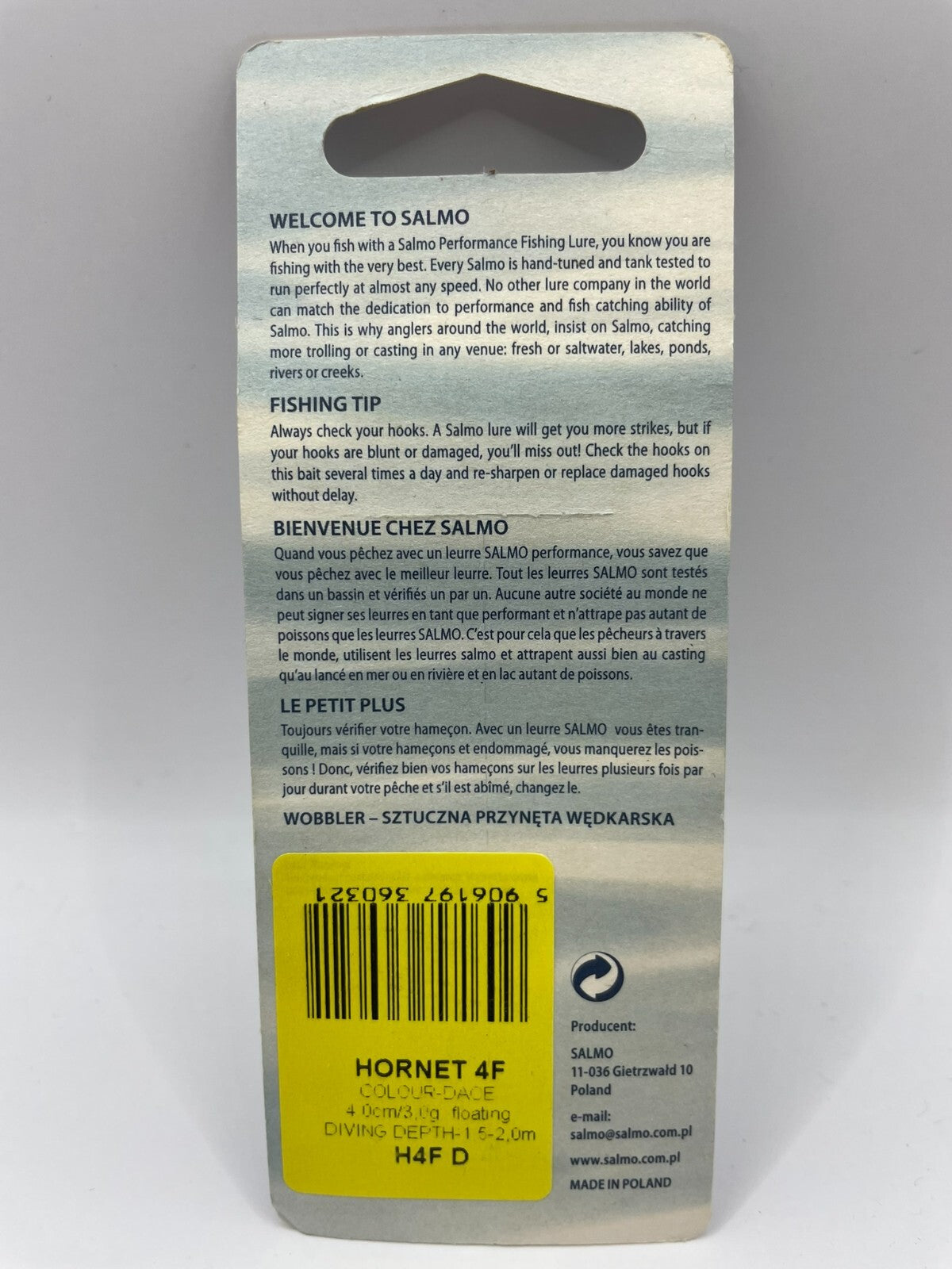 Salmo Hornet 4F Dace 4cm 3g Floating1