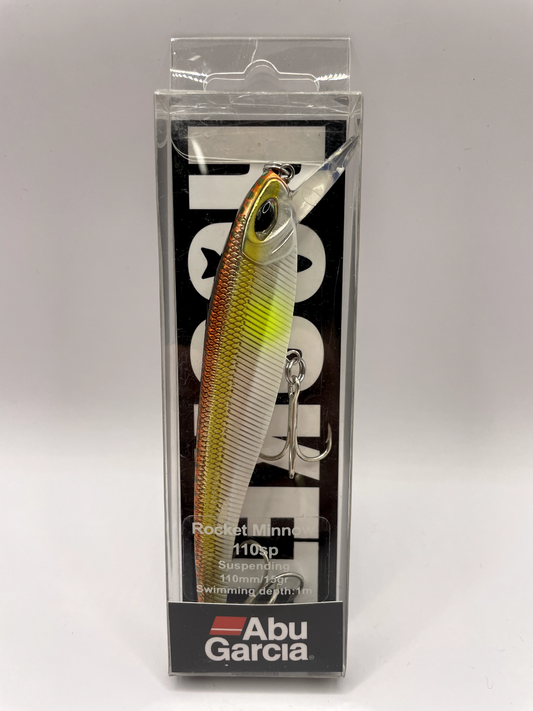 Abu Garcia Rocket Minnow 110sp 15g, Wobbler Angelzubehör Spinnfischen