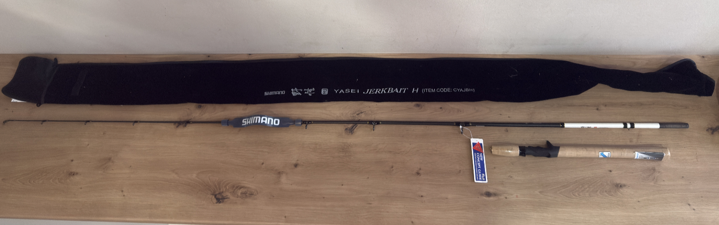 Shimano Yasei Jerkbait H Rute 200cm 30-70g Baitcast Spinnrute0