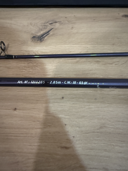 Quantum Hyper Cast Blinker 285cm 1865g Rute3