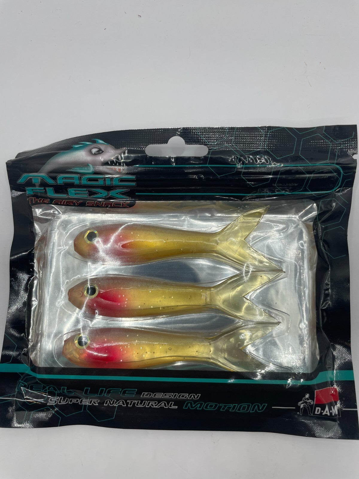 DAM Magic Flex Airy Snack Gummifische Köder Angelzubehör0