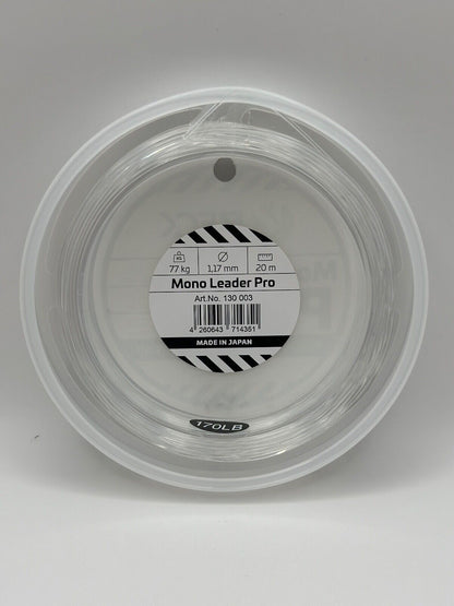 Zeck Mono Leader Pro 1,17mm Wallerschnur, Angelschnur, Angelzubehör