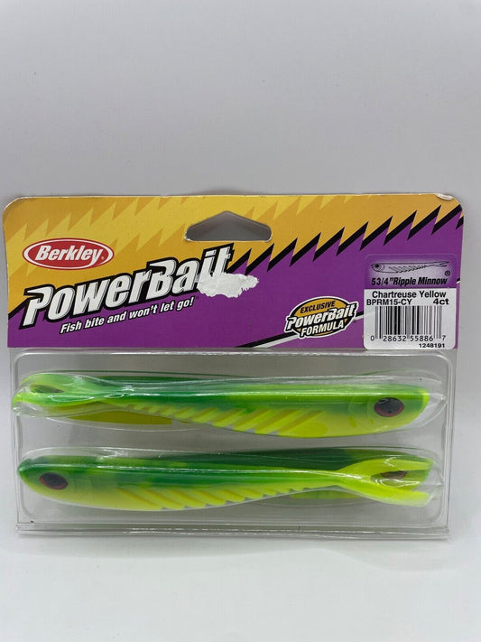 Berkley Powerbait 5 3/4" Ripple Minnow, Angelzubehör, Gummifisch