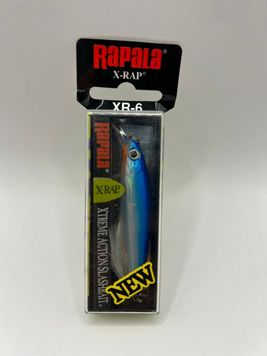 Rapala X Rap Shad XR 06 Silver Blue, Wobbler, Angelzubehör