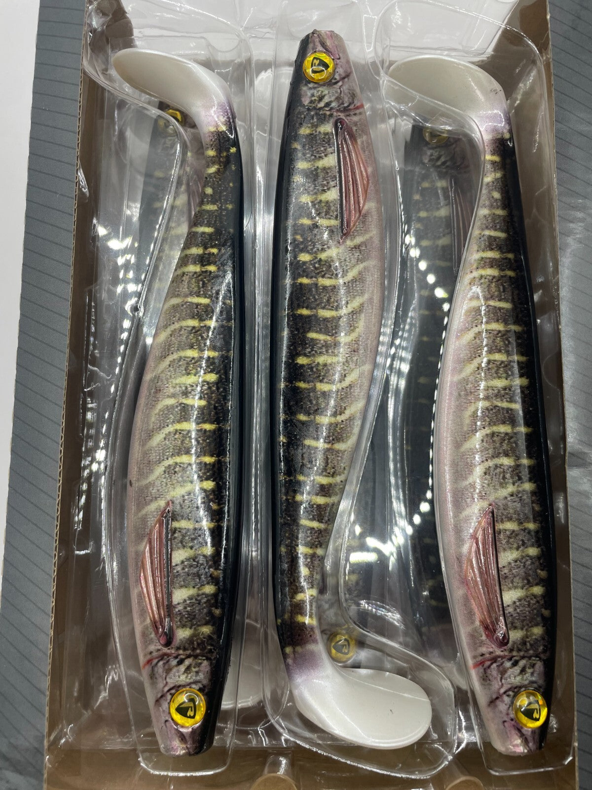 Fox Rage Pro Shad Natural Classic 2  Pike 23 cm Gummifisch0