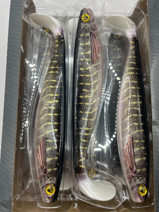 Fox Rage Pro Shad Natural Classic 2  Pike 23 cm Gummifisch0