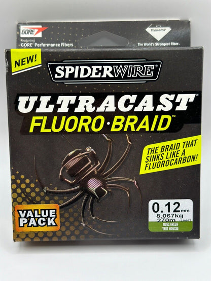 SPIDERWIRE Ultracast Fluoro-Braid, Angelschnur , Angelzubehör